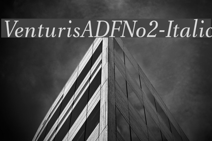 VenturisADFNo2-Italic Font examples