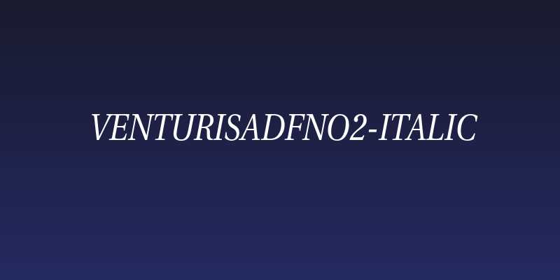 VenturisADFNo2-Italic Social Header