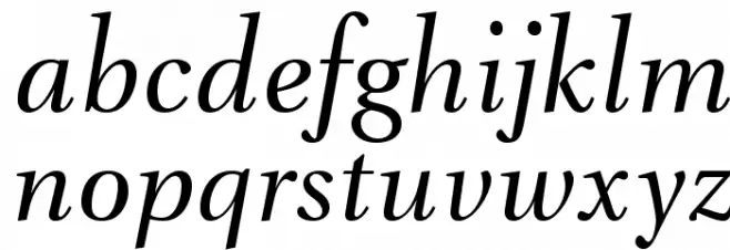 VenturisADFNo2-Italic フォント 小文字