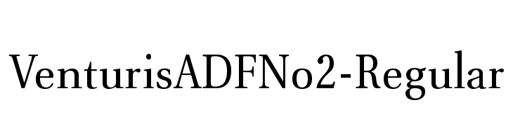 VenturisADFNo2-Regular Font