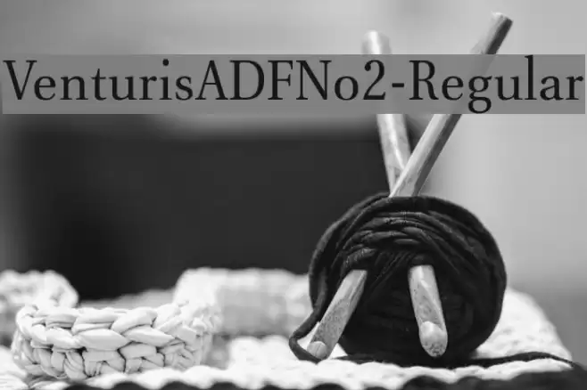 VenturisADFNo2-Regular خط examples