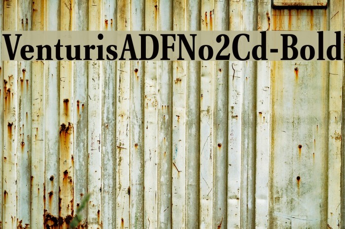 VenturisADFNo2Cd-Bold Font examples