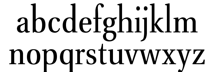 VenturisADFNo2Cd-Regular Font LOWERCASE