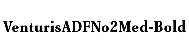 VenturisADFNo2Med-Bold Font
