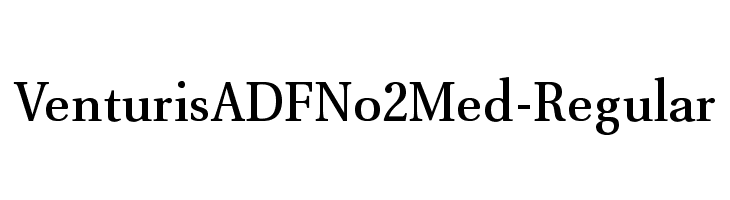 VenturisADFNo2Med-Regular Font