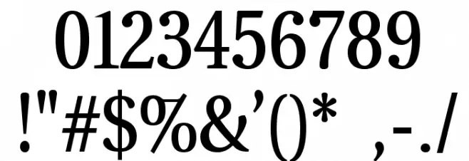 VenturisADFNo2Med-Regular Font OTHER CHARS