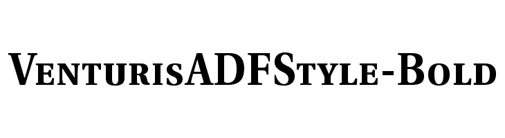 VenturisADFStyle-Bold Font
