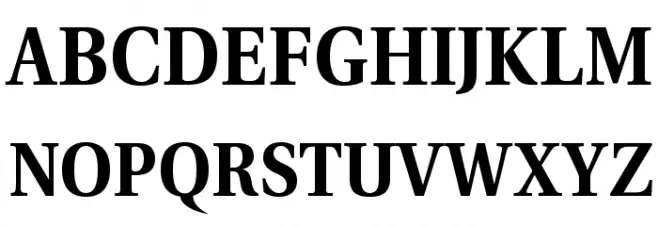 VenturisADFStyle-Bold Schriftart Groß