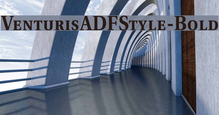 VenturisADFStyle-Bold Font examples