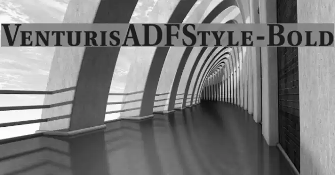 VenturisADFStyle-Bold خط examples