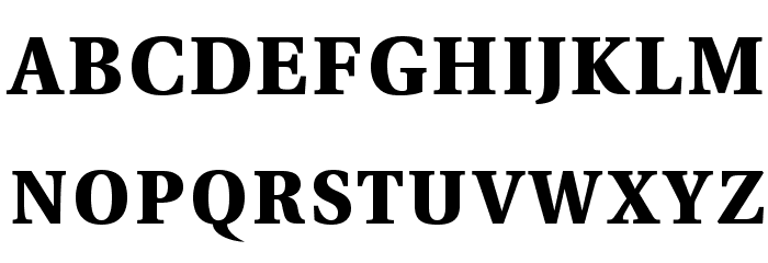 VenturisADFStyle-Bold Font LOWERCASE