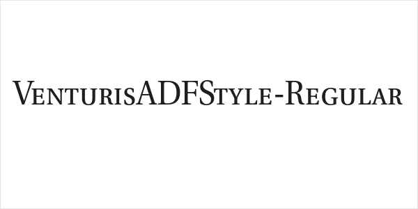 VenturisADFStyle-Regular Logo