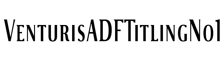 VenturisADFTitlingNo1  font caratteri gratis