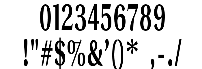 VenturisADFTitlingNo1 Font OTHER CHARS