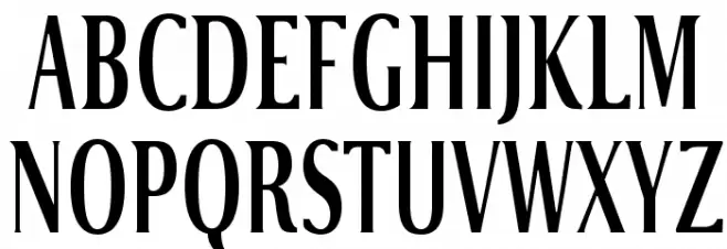 VenturisADFTitlingNo1 フォント 大文字