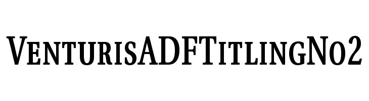 VenturisADFTitlingNo2 Font