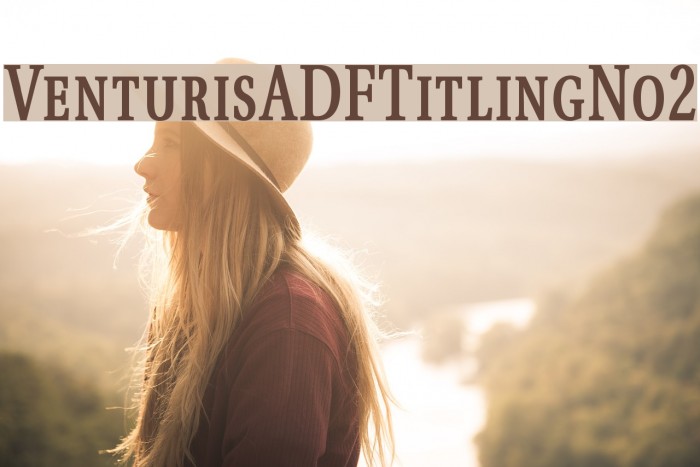 VenturisADFTitlingNo2 Font examples