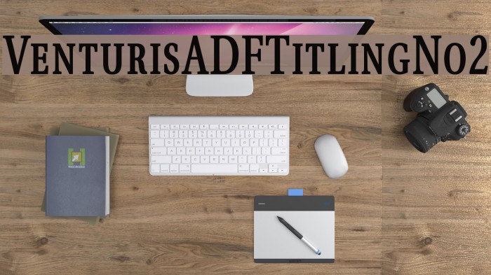 VenturisADFTitlingNo2 Font examples