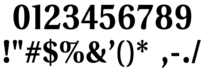 VenturisADFTitlingNo3 Font OTHER CHARS