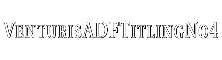 VenturisADFTitlingNo4  baixar fontes gratis
