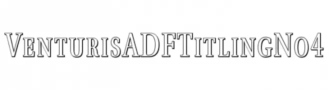 VenturisADFTitlingNo4  Frei Schriftart Herunterladen