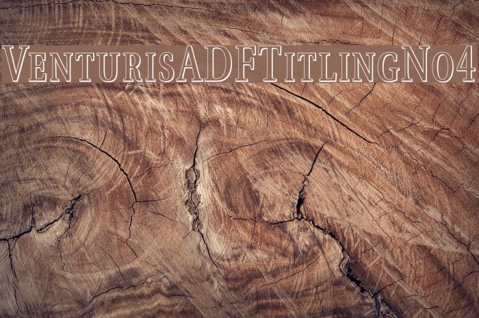 VenturisADFTitlingNo4 Font examples
