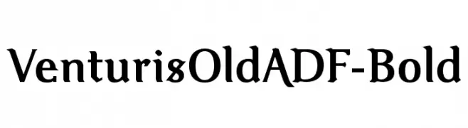 VenturisOldADF-Bold  Frei Schriftart Herunterladen