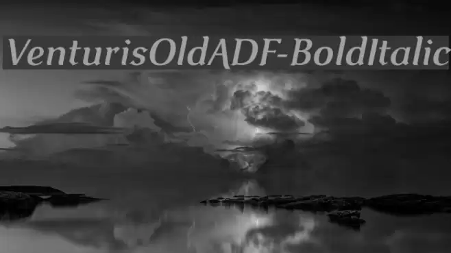VenturisOldADF-BoldItalic Font examples