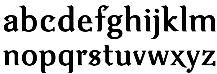 VenturisOldADF-Bold Font LOWERCASE