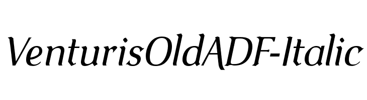VenturisOldADF-Italic  font caratteri gratis