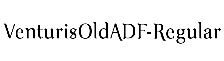 VenturisOldADF-Regular Font