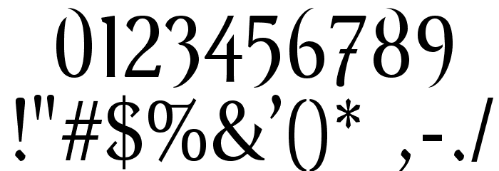 VenturisOldADF-Regular Font OTHER CHARS