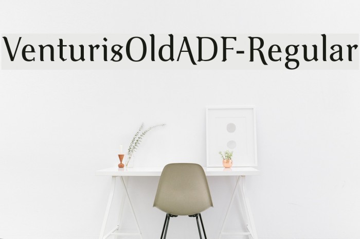 VenturisOldADF-Regular Font examples