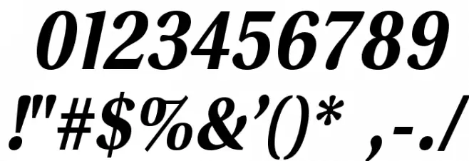 VenturisSansADF-BoldItalic Font OTHER CHARS