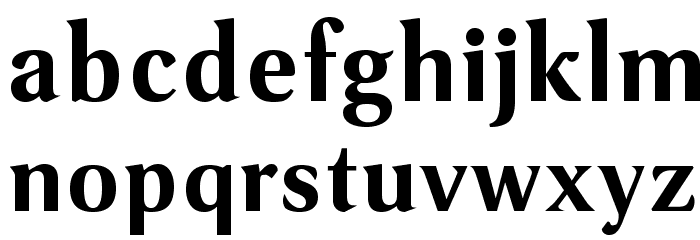 VenturisSansADF-Bold Font LOWERCASE