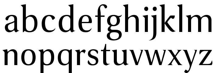 VenturisSansADF-Regular Font LOWERCASE