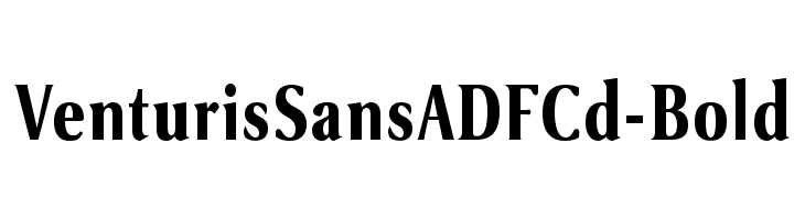 VenturisSansADFCd-Bold Font