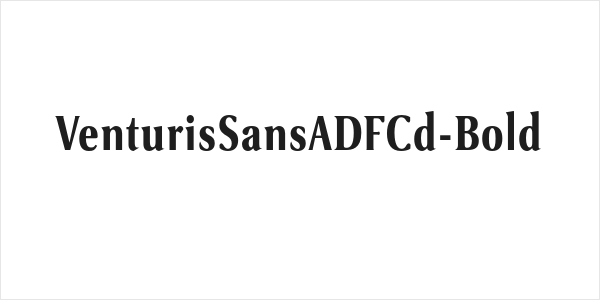 VenturisSansADFCd-Bold Logo
