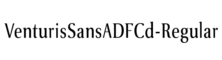VenturisSansADFCd-Regular Font