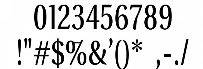 VenturisSansADFCd-Regular Font OTHER CHARS