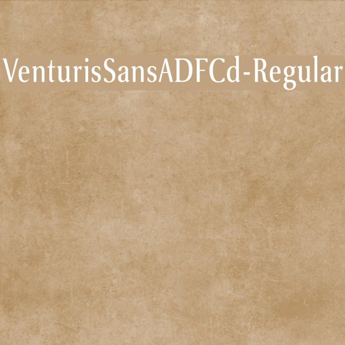VenturisSansADFCd-Regular Font examples