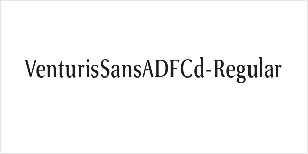 VenturisSansADFCd-Regular Logo