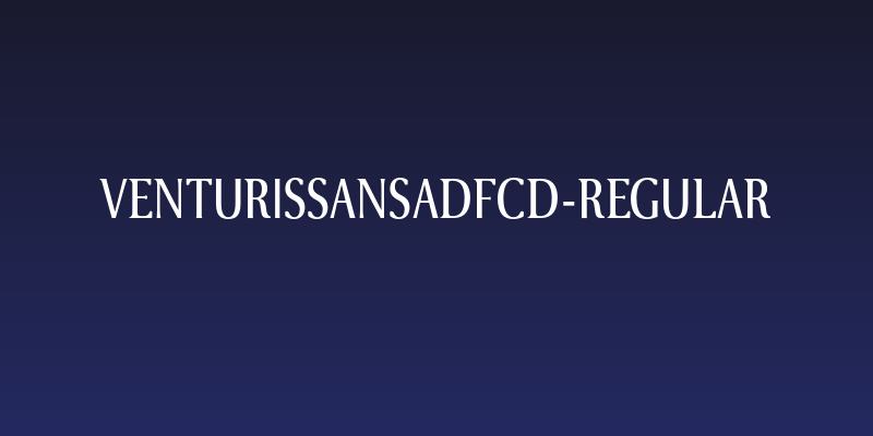 VenturisSansADFCd-Regular Social Header