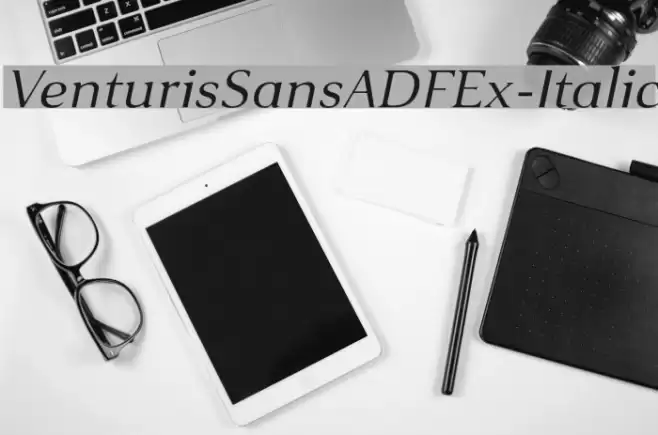 VenturisSansADFEx-Italic Font examples