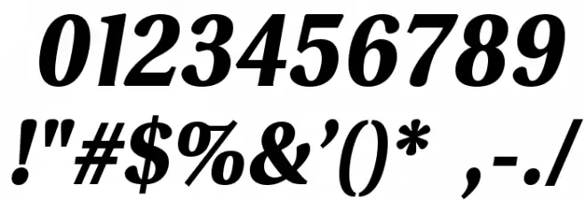 VenturisSansADFHeavy-Oblique Font OTHER CHARS