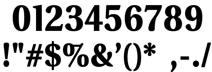 VenturisSansADFHeavy Font OTHER CHARS