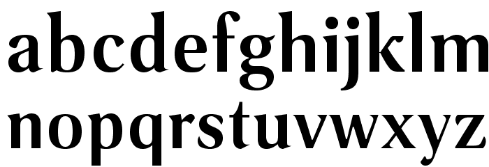 VenturisSansADFLt-Bold Font LOWERCASE