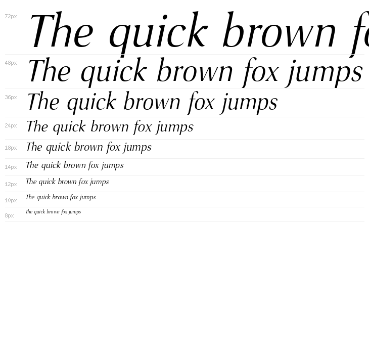 VenturisSansADFLt-Italic Waterfall