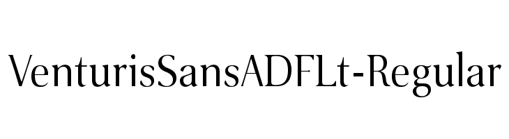 VenturisSansADFLt-Regular  Free Fonts Download