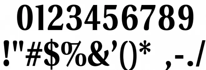 VenturisSansADFNo2-Bold Font OTHER CHARS